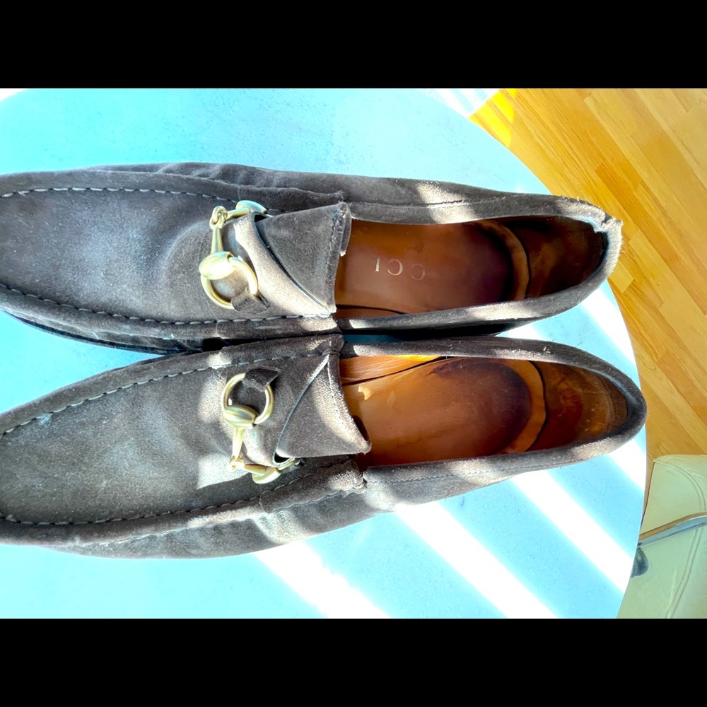 Gucci Suede Loafers